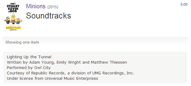 Owl City将为电影《小黄人》创作原声带！